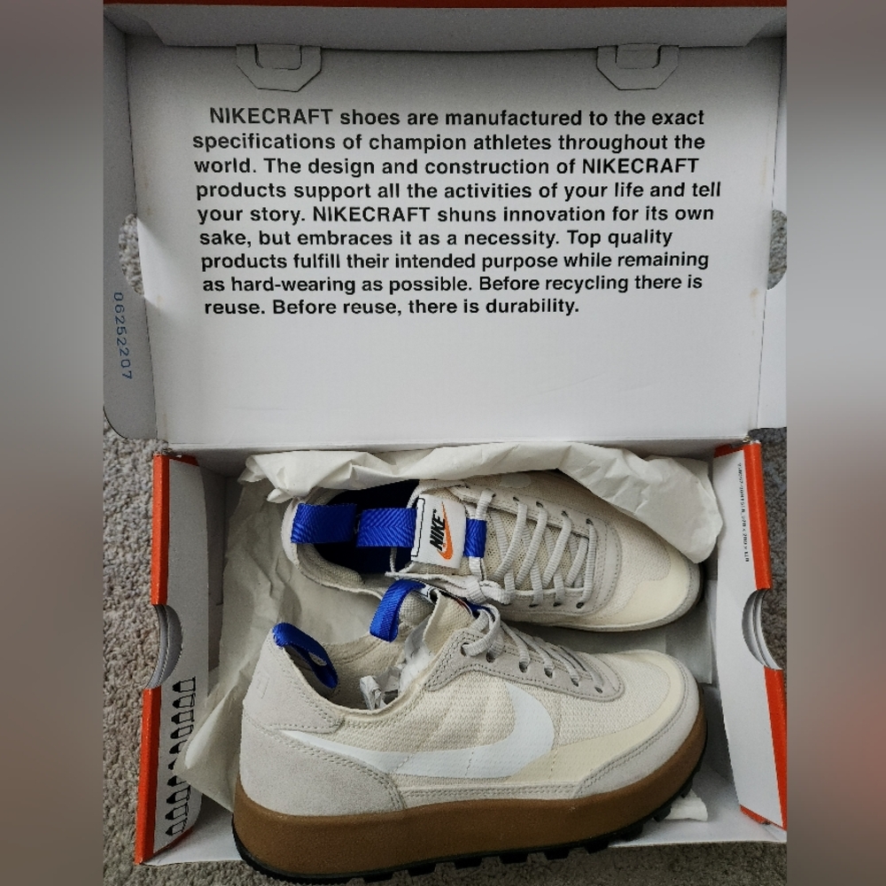 NikeCraft General Purpose Shoe “Tom Sachs OG” Women’s 8.5 Men's 7